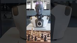 Watch AI Robot Ameca Playing chess  ai  robot  robotics [upl. by Marlena]