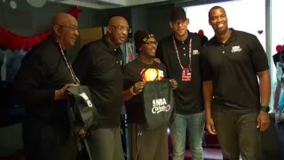 NBA Family Visits SickKids Hospital  February 11 2016 [upl. by Yebot291]