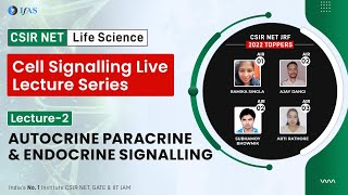 Autocrine paracrine amp endocrine Signalling  Target CSIR NET Life Science  Cell Signallng  IFAS [upl. by Aiem233]