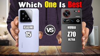 XIAOMI 15 vs NUBIA Z70 ULTRA [upl. by Violette]