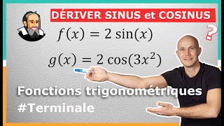 DÉRIVATION des Fonctions TRIGO  Exercice Corrigé  Terminale [upl. by Papke]