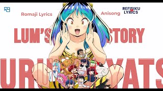 Lyrics  Matsutani Yuko  Lum no love Song  OP Urusei Yatsura Romaji FULL  Prompter Lyrics [upl. by Eitteb454]