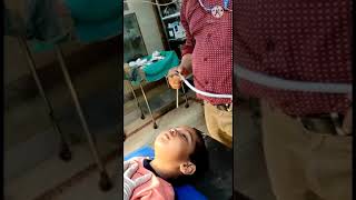 coin removal from criopharynx by esophagoscopy गले में फंसे सिक्का को निकालना। [upl. by Aryt318]