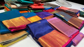 TNagar Pachiyappas silk Christmas ampNew year collection wedding silk sarees tissue and soft silks [upl. by Kwon146]