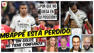 Kylian MBAPPÉ ¿fue un ERROR su llegada al REAL MADRID Ancelotti juega sin un quot9quot  Exclusivos [upl. by Aihsemat]