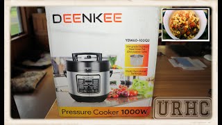 Deenkee 6 Quart Multi Pot Pressure Cooker Instant Pot Review [upl. by Nitnelav257]