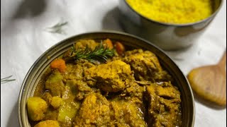 Poulet au curry avec du riz recette sénégalaise [upl. by Gothurd]