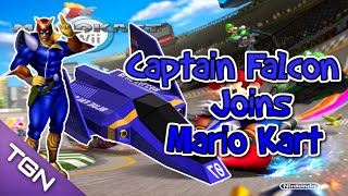 Captain Falcon Joins Mario Kart [upl. by Cirdes]