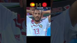 Spain vs Morocco • 2018 World Cup 😍🔥 shorts football [upl. by Anujra881]