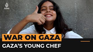 Gaza 10yearold inspires with cooking videos despite Israel’s siege  Al Jazeera Newsfeed [upl. by Hausner532]