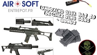 7 Unboxing  Airsoft Entrepot  JING GONG G36K RAS SD [upl. by Euqnomod]