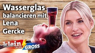 Germany’s Next Turntalent Balanciert Lina besser ein Wasserglas auf der Stirn als Lena Gercke [upl. by Nairehs335]