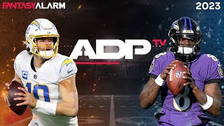 2023 Fantasy Football ADP Risers amp Fallers July 7 Lamar Jackson Slipping Down Quarterback Rankings [upl. by Belva]