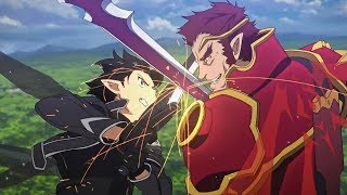 Sword Art Online AMV Kirito vs General Eugene  Stay The Night [upl. by Morie]