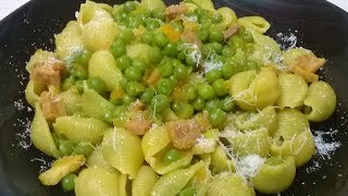 Ricetta Pasta e Piselli Italian Recipe [upl. by Aryaz]