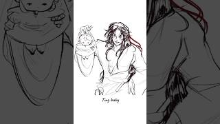 He’s a young father he tries his best Chat be honest who taught him that mdzs weiwuxian mxtx [upl. by Warrick]