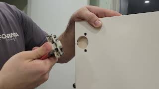 How to installremove Ikea hinge on the Ikea kitchen cabinet door [upl. by Anniken]