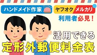 ハンドメイド・メルカリが安く送れてお得♪商品の発送方法【送料表付き！１分でわかる定形外郵便】 [upl. by Eiffe]