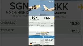 Flightradar 24 P53 B777FZN AEROLOGICaviation [upl. by Yromas]