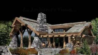 AwardWinning Caribou Log Home Plan Inspires Homes Across America [upl. by Gault736]