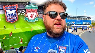 IPSWICH TOWN 02 LIVERPOOL  Match Day Vlog McKenna vs Slot in the Premier League [upl. by Sev]