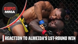 Reaction to Jailton Almeida’s win from DC Cruz amp Anik at UFC Charlotte  ESPN MMA [upl. by Metabel633]