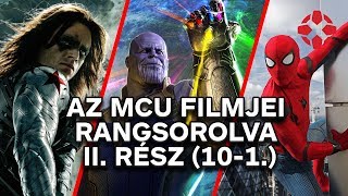 A Marvel Moziverzum filmjei rangsorolva  II rész 101 [upl. by Bridwell]