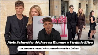 Niels Schneider et Virginie Efira  Un Amour Éternel Né sur un Plateau de Cinéma [upl. by Fortin]