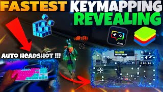 Revealing Best Fastest KEYMAPPING Settings For Free Fire PC Auto Headshot  BlueStacks 5  MSI 5 [upl. by Juliette230]