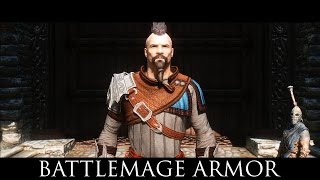 TES V  Skyrim Mods Battlemage Armor [upl. by Aicirt]