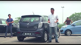 DRIVEN 2015 4 Perodua Axia vs Proton Iriz vs Kia Picanto [upl. by Essie]