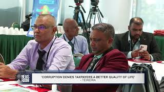 ‘CORRUPTION DENIES TAXPAYERS A BETTER QUALITY OF LIFE’ TEIXEIRA [upl. by Ecinreb]