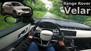 2021 Range Rover Velar P400  POV testdrive [upl. by Waly209]