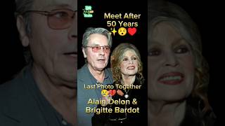 Alain Delon and Brigitte Bardot Together Again After Half a Century alaindelon brigittebardot [upl. by Noied]