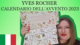 CALENDARIO DELLAVVENTO YVES ROCHER 2023 [upl. by Brennen]