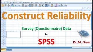 Construct reliability in SPSS [upl. by Lebiram294]