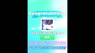 Bedwars Unlocking NEON SWORD SHADOW ✨🔥😍 blockmango mattsunbg viral shorts [upl. by Yeung564]