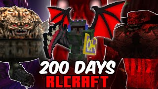 I Survived 200 Days in RLCRAFT v293 Heres What Happened [upl. by Margy]