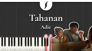 Tahanan  Adie  Piano Tutorial by JohnRodDondoyano [upl. by Eannej107]