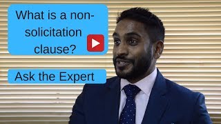 What is a nonsolicitation clause Ask the Expert [upl. by Tenneb]