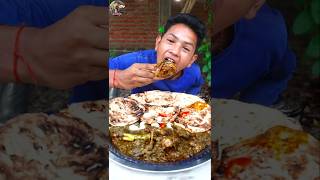 Chicken Piece With Nan Roti Challenge  nonveg challenge shorts eatingshow youtubeshorts short [upl. by Janicki]