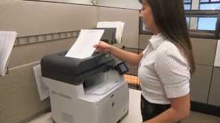 Hewlett Packard Laserjet Pro Multifunction Printer M521DW at HuntOfficeie [upl. by Yreva283]