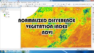 Calculate ndvi from satellite images  modis sentinel and landsat [upl. by Tertias346]