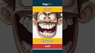 🇬🇧🇳🇱 chew  kauwen  vocabulary builder  learn English  laten we Engels leren [upl. by Alexia]