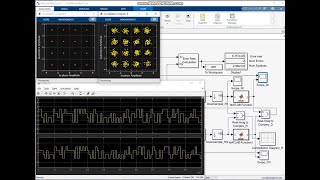 Simulink Simulation of QAM passband signaling to measure the SER Symbol Error Rate [upl. by Gally]