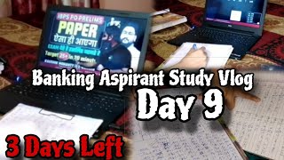 Day9🌸How I Studied for 10 Hours a Day Banking Exams [upl. by Gillman]