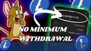 NO MINIMUM WITHDRAWAL MINE AND WITHDRAW LITECOIN TODAY  NEW LTC MINING SITE [upl. by Peggie244]