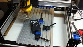 ShapeOko 2 Engraving an Aluminum Project Box [upl. by Aruabea]