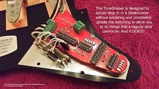 Stratocaster Tone Shaper  Ultimate Switching System for a Fender Strat  Review  Tony Mckenzie [upl. by Kcirdot993]