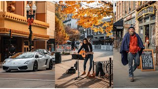 Fall🍂 POV Street Photography Part 2  Sony a6400  Sony 85mm f18  Sigma 1835mm f18  PRESET LINK [upl. by Ecirtnom764]